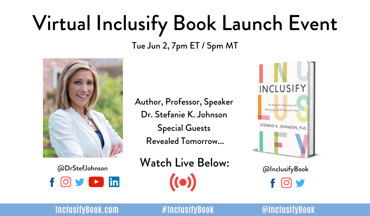 Virtual Inclusify Book Launch Facebook Event Slider Live Image